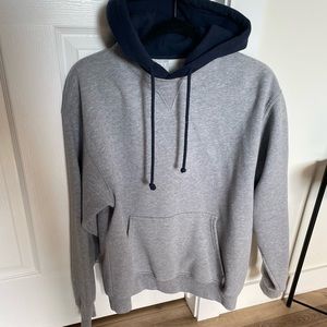 TNA cozy fleece mega crew hoodie